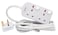 Terminator Brand UK Socket Power Extension With Individual Switches - 2way 3M