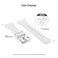 Generic-22mm Silicone Watch Strap Band Watchband Wristband Replacement with Buckle Stripe Surface Compatible with HUAWEI WATCH GT 2 46mm / MagicWatch 2 46mm