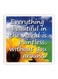 Ajooba Dubai Love Quote Magnet White/Yellow/Blue 64X64 Millimeter