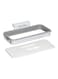 Attach A Trash Hanging Garbage Bag Holder White/Grey 5X20cm