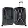 Eminent Hard Case Travel Bag Cabin Luggage Trolley TPO Lightweight Suitcase 4 Quiet Double Spinner Wheels with TSA Lock KK30 Black