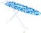Royalford 110 X 34cm Ironing Board With Steam Iron Rest, Heat Resistant, Contemporary Lightweight Iron Board With Adjustable Height And Lock System (Blue &amp; White)