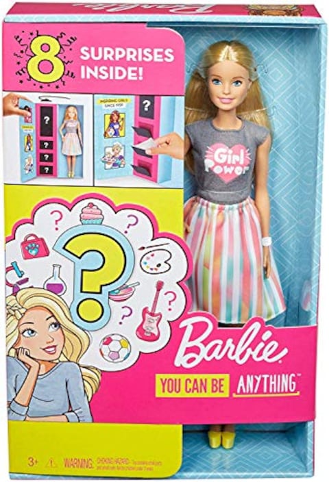 Barbie Doll with 2 Career Looks That Feature 8 Clothing and Accessory Surprises to Discover with Unboxing, Gift for 3 to 7 Year Olds