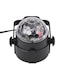 Outad - LED Crystal Voice Control Magic Ball Stage Light Black/Clear