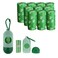 Mumoo Bear Dog poop Bags Waste Poop 150 bags 10Rolls With Dispenser and Waste Dog Poop Bag Leash Clip for Doggie Cats Puppy Biodegradable Extra Thick Large Leak Proof Environment Friendly Poo Bags