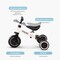 Kids Tricycles for 1-3 Years Old Boys Girls, 3 Wheel Toddler Trike Baby Balance Bikes with Removable Pedal and Adjustable Seat Red (red)