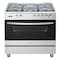 LG Gas Cooker FA415RMA Silver 90x60cm