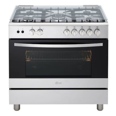 LG Gas Cooker FA415RMA Silver 90x60cm