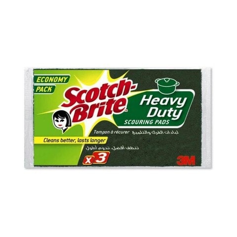 Buy 3M Scotch-Brite Classic Scouring Pads 3 Count in Kuwait