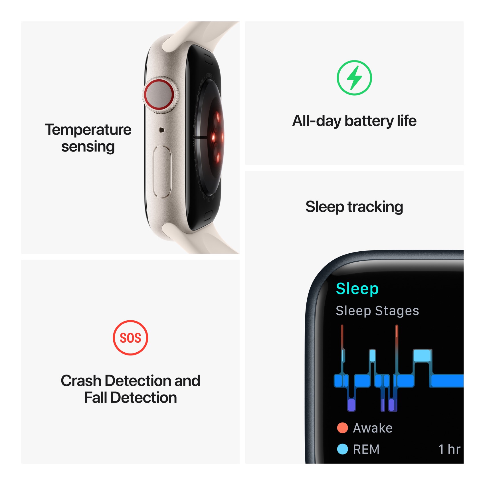 Apple Watch Series 8 GPS + Cellular 41mm Graphite