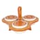 ATL 3Pcs Spice &amp; Breakfast &amp; Jam Set, Wooden Serving Set