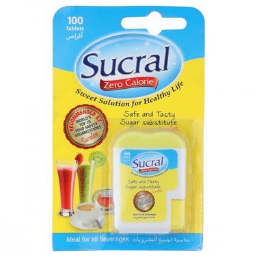 Sucral Zero Calorie Sugar Substitute 100 tab