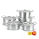 Falpro Cooking Set 18/20/22/24/26cm Silver