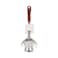 Chef Stainless Steel Kafgeer / Skimmer with White Handle