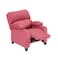 In House Velvet Classic Recliner Chair - Dark Pink - NZ71