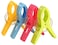 Generic - Pack of 8 Large Bright Colour Plastic Beach Towel Pegs Clips to Sunbed