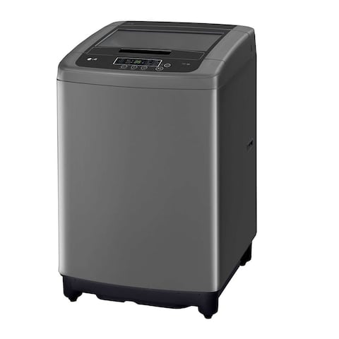 Lg T1364NEHGB Smart Inverter Top Load Washing Machine - 13 Kg - grey
