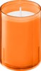 Bolsius Relight Refills / Votive Candles, 64/52mm, Tray of 20 Candles - Orange