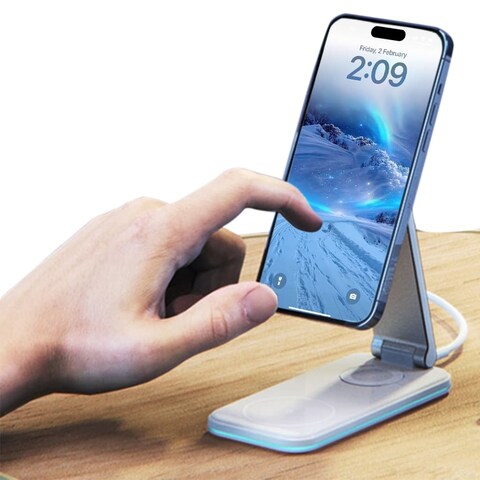 Yesido DS17 3in1 Foldable Desktop Wireless Charger