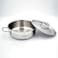Korkmaz Alfa Low Stainless Steel Casserole Pot 28X9 Cm / 5.5 L