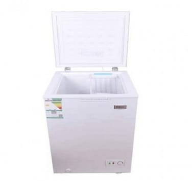 فريزر افقي جي في سي برو، 3.5 قدم، أبيض - GVFZ-150 (غير شامل التركيب)