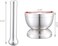 Lixiongbao 304 Stainless Steel Mortar And Pestle Set Masher Spice Grinder Pill Crusher Spice Bowl Herb Bowl For Crushing Grinding Mixing