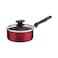 Tramontina 7 Pieces Red Aluminum Cookware Set with Interior and Exterior Starflon Max Nonstick Coating