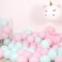 GRAND SHOP 50817 Pastel Colored Balloons Party Decorations Mint and Pink Colored Pack of 50 Pcs
