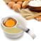 Aiwanto 1pc Egg White Yolk Filter Separator Cooking Tool Egg Filter Spoon Small Egg White Separate Tool Kitchen(Silver)