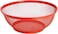 Lavish Apple Shape Mesh Fruit And Vegetable Basket With Lid And Cover For Kitchen And Dining Table Color Red