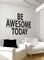 Spoil Your Wall Office Quote Wall Decals Black 90x60cm