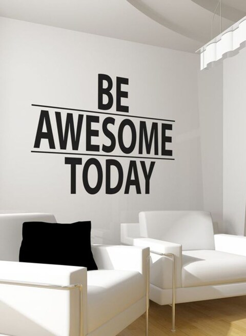 Spoil Your Wall Office Quote Wall Decals Black 90x60cm