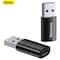 Baseus USB C to USB 3.1 Adapter USB C Female to USB Male Adapter USB C Adapter 10Gbps Compatible with MacBook Pro 2018/2017,PC, Laptops Chargers and more Black