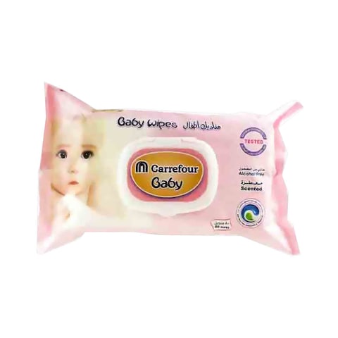 Carrefour Alcohol Free Scented Baby 80 Wipes