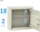 Rubik 18-Keys Metal Storage Cabinet Safe Box Digital Lock, Wall Mounted Key Storage Cabinet Organizer For Hotels Realestate Warehouse Schools Universities Business (Off White)