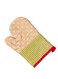 Generic Kitchen Oven Glove Pink/Gold 28X18Cm