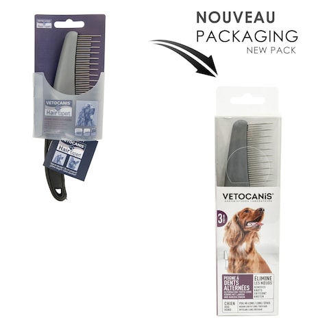 Agrobiothers Vetocanis Hair Expert Alternated Teeth Comb 27.5x18.4cm