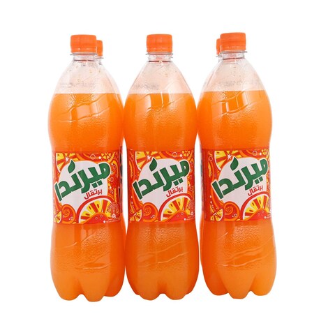 Mirinda Orange Soft Drink Bottle 1.25Lx6