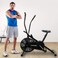 SPARNOD FITNESS SAB-06 Air Bike Exercise Cycle for Home Gym - Dual Action for Full Body Workout - Adjustable Resistance, Height Adjustable seat, without back rest