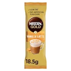 Buy Nescafe Gold Cappuccino Vanilla Latte Coffee Mix 18.5g in UAE