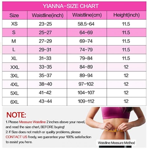 Aiwanto - 1 Pc Womens Waist Trainer Underbust 25 Steel Boned Sports Fitness Workout Hourglass Body Shaper Weight Loss, YA1210-Black-New-L