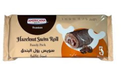 AMERICANA  HAZELNT SWIS ROLL 125G