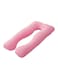 Generic U-Shaped Maternity Pillow Cotton Pink 80X120cm
