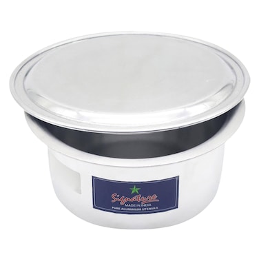 Signature Heavy Sufuria With Lid 21cm Silver