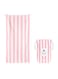 Dock &amp; Bay Beach Towel, Super Absorbent, Quick Dry, Sand Free, Compact &amp; Lightweight, 100% Recycled Materials, Includes bag - Large (160x90cm) - MALIBU PINK