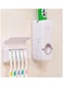 Generic Automatic Toothpaste Dispenser With Toothbrush Holder White 17x8x12cm