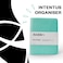 Jumble &amp; Co Intentus A4 Conference Folder Organiser with Ruled Refill Pad Sour Grape Teal (JITBYU-456)