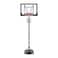 YALLA HomeGym Kids 5ft to 7ft Height Adjustable Basketball Hoop Stand, 32"  Backboard