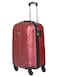 Senator Hard Case Cabin Luggage Trolley Suitcase for Unisex ABS Lightweight Travel Bag with 4 Spinner Wheels KH115 Burgundy
