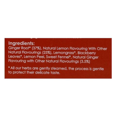 Twinings Lemon And Ginger Tea 30 x 20Pieces